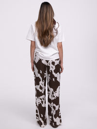 Satinhose „Holy Cow“ in Kuhmuster