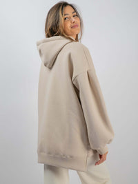 Hoodie "Mia" in Beige