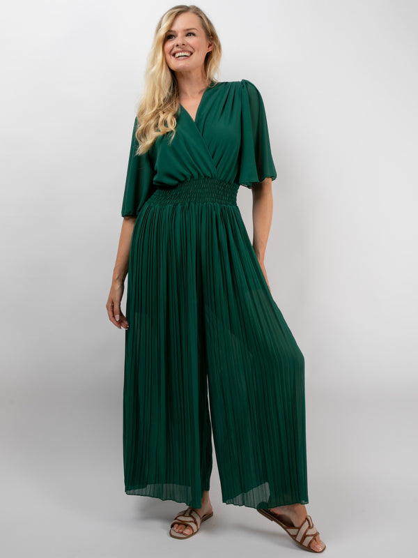 Jumpsuit "Suvi" in Waldgrün