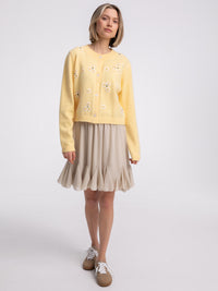 Cardigan "Feri" in Yellow