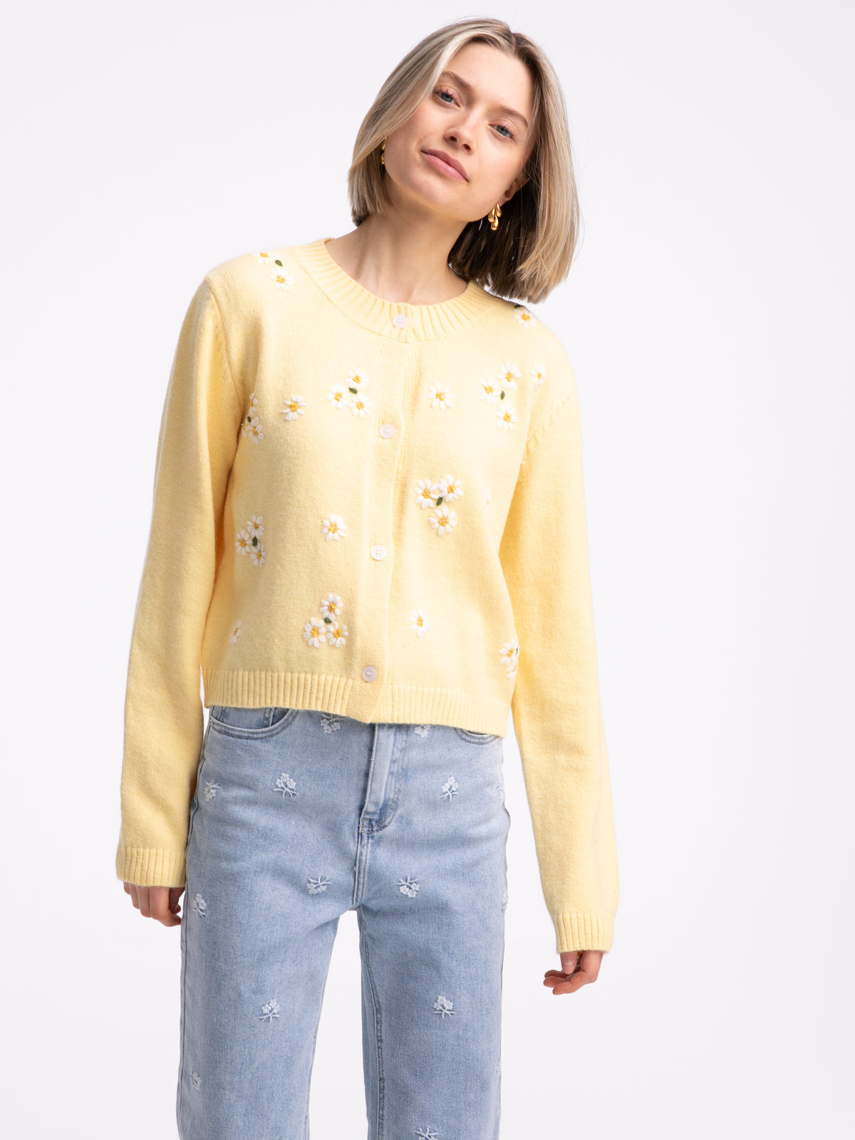 Cardigan "Feri" in Yellow