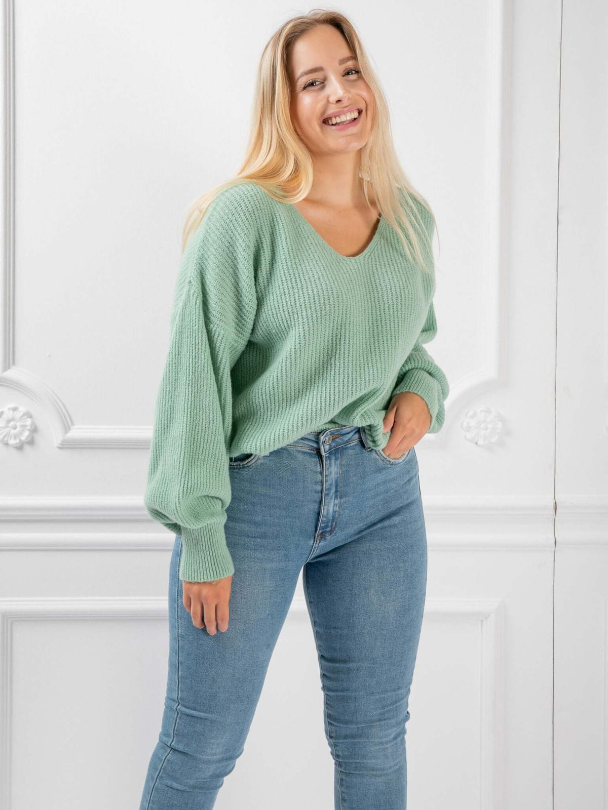 Pullover "Leia" in Mint