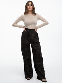 Stoffhose „Glamour“ in Braun
