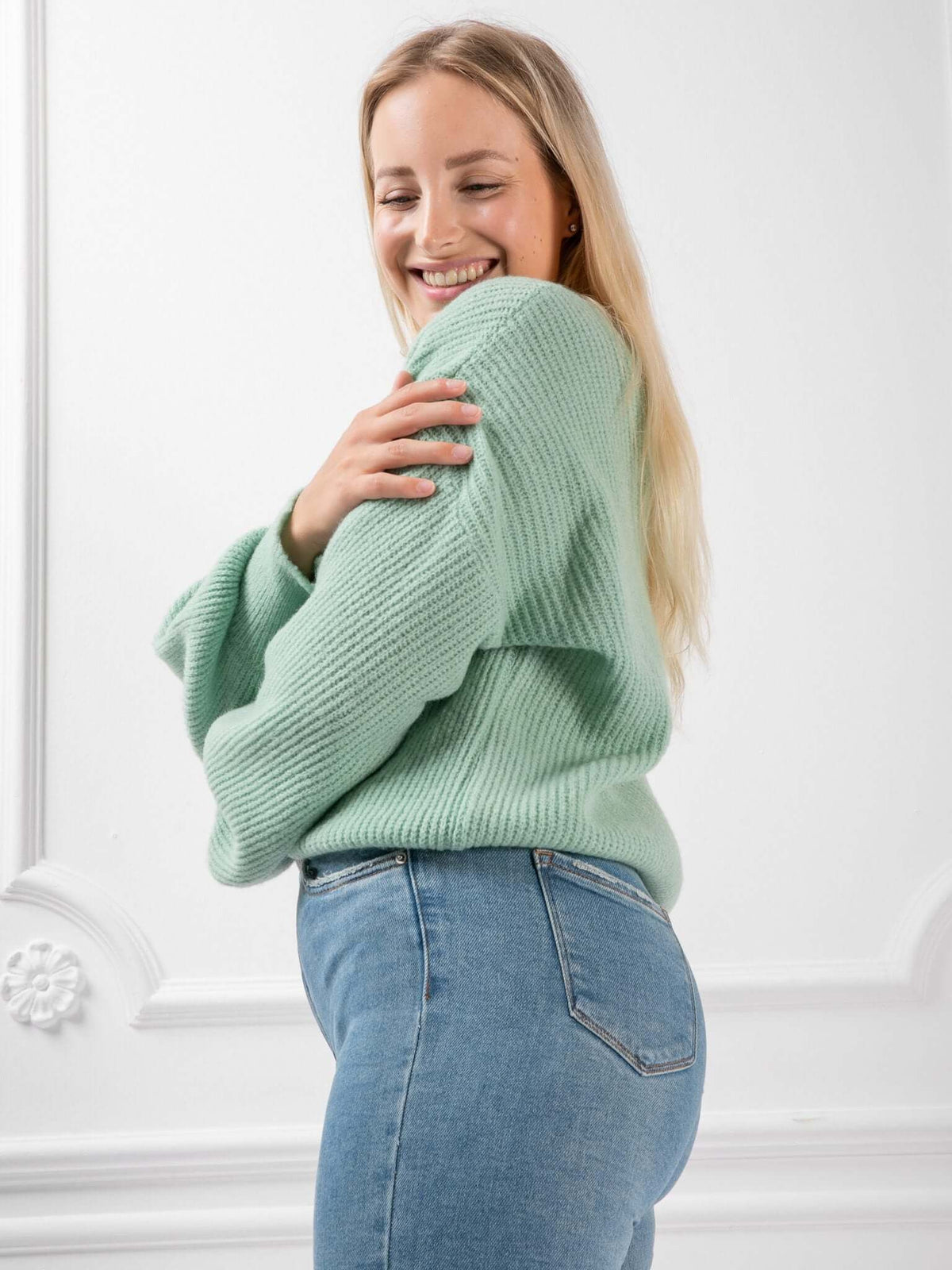 Pullover "Leia" in Mint