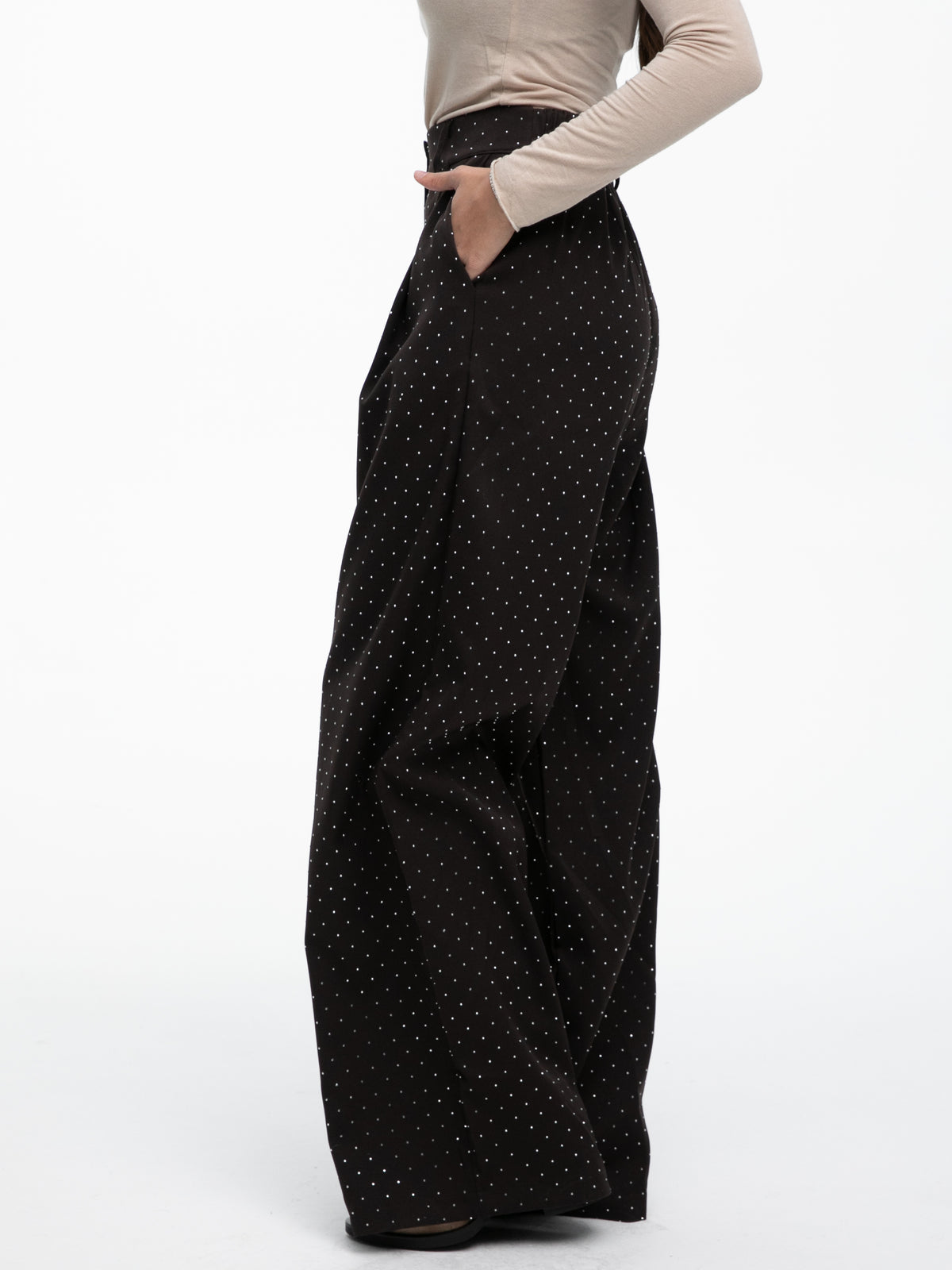 Stoffhose „Glamour“ in Braun