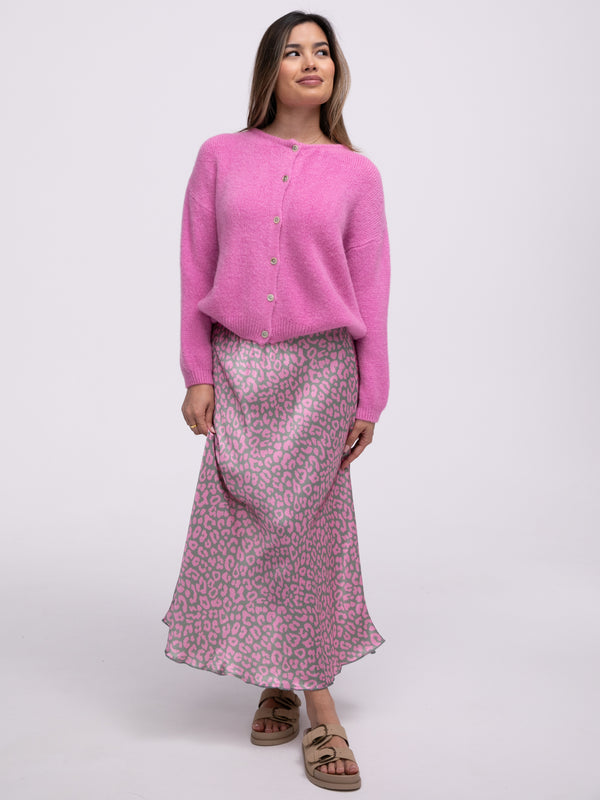 Cardigan "Serena" in Magenta