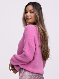 Cardigan "Serena" in Magenta