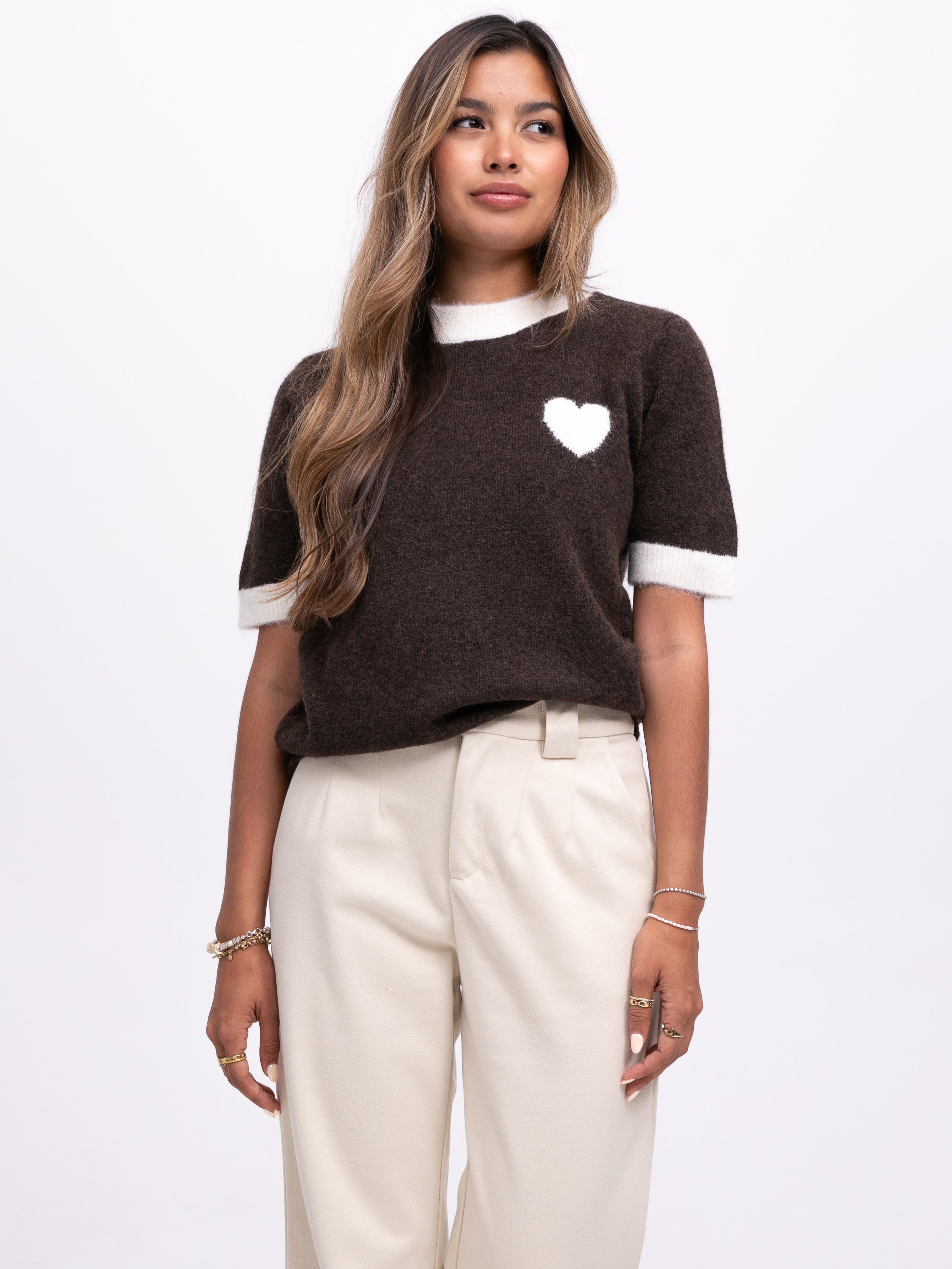 Kurzarm Pullover 