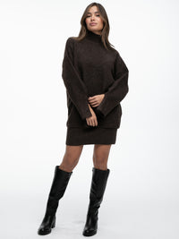 Pullover "Ivy" in Braun