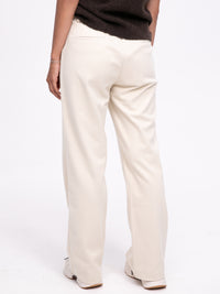 Stoffhose "Ilenia" in Creme