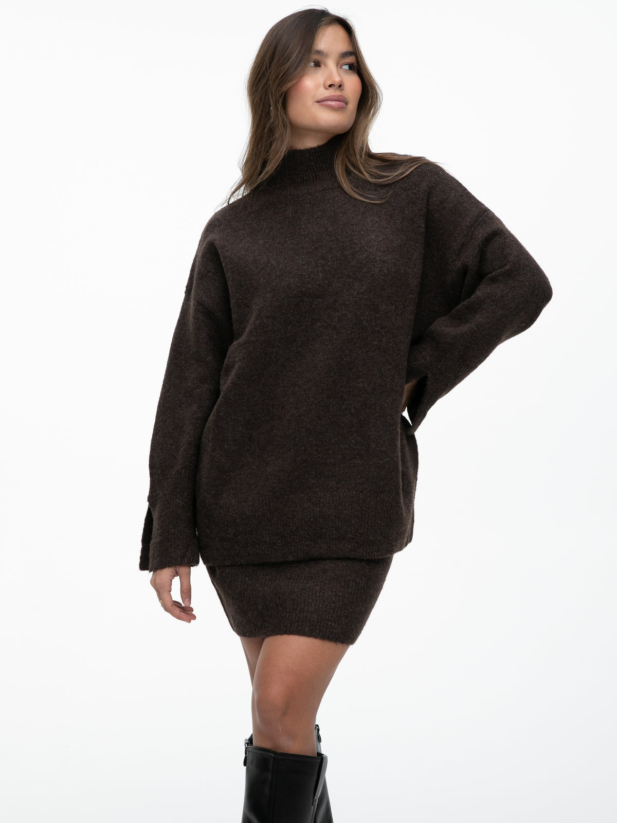 Pullover "Ivy" in Braun