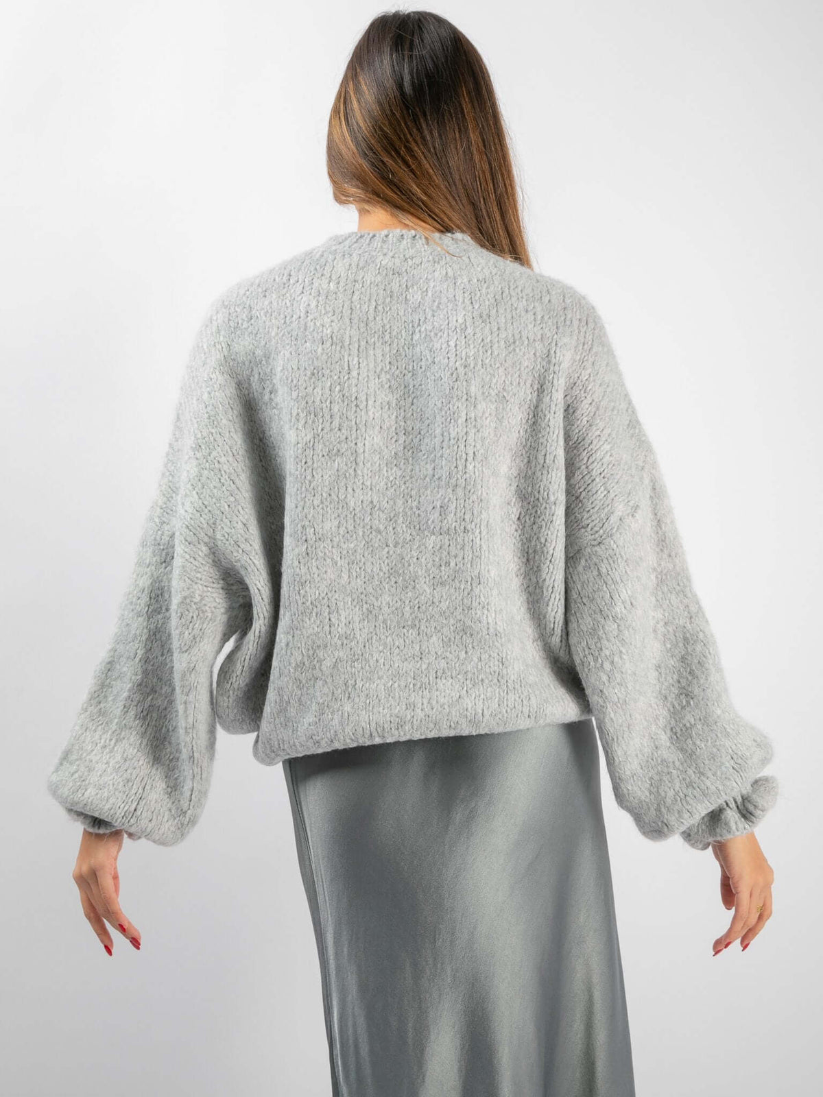 Pullover "Luna" in Hellgrau