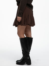 Volantrock "Jennifer" in Hellbraun