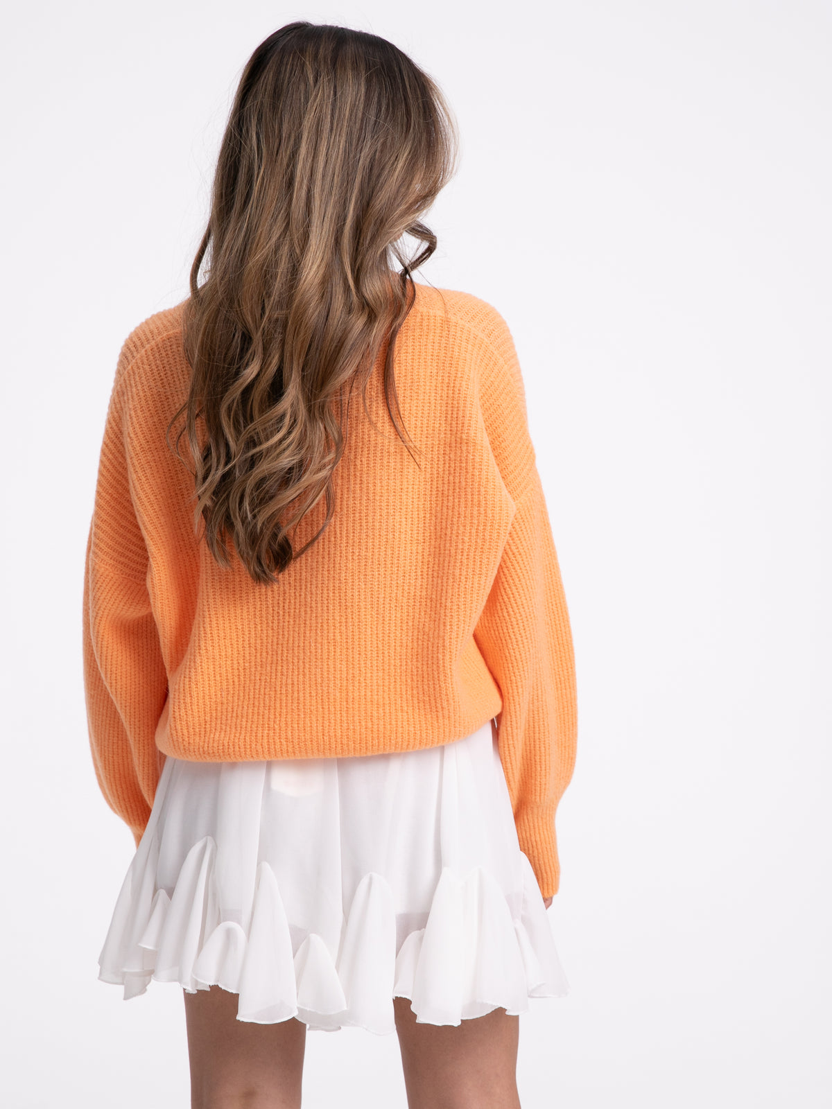 Cardigan "May" in Orange