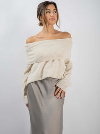 Pullover "Carmen" in Creme