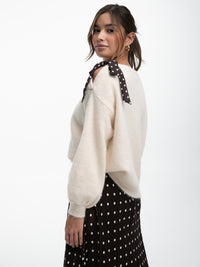 Strickpullover „Maisie" in Creme