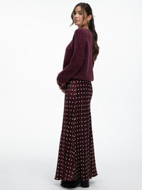 Cardigan "Serena" in Berry