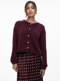 Cardigan "Serena" in Berry