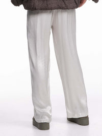 Satinhose „Sydney“ in Creme