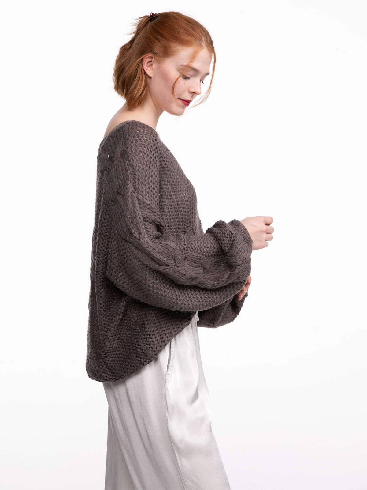 Cardigan "Etienne" in Mocha