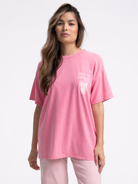 T-Shirt "OOO" in Pink