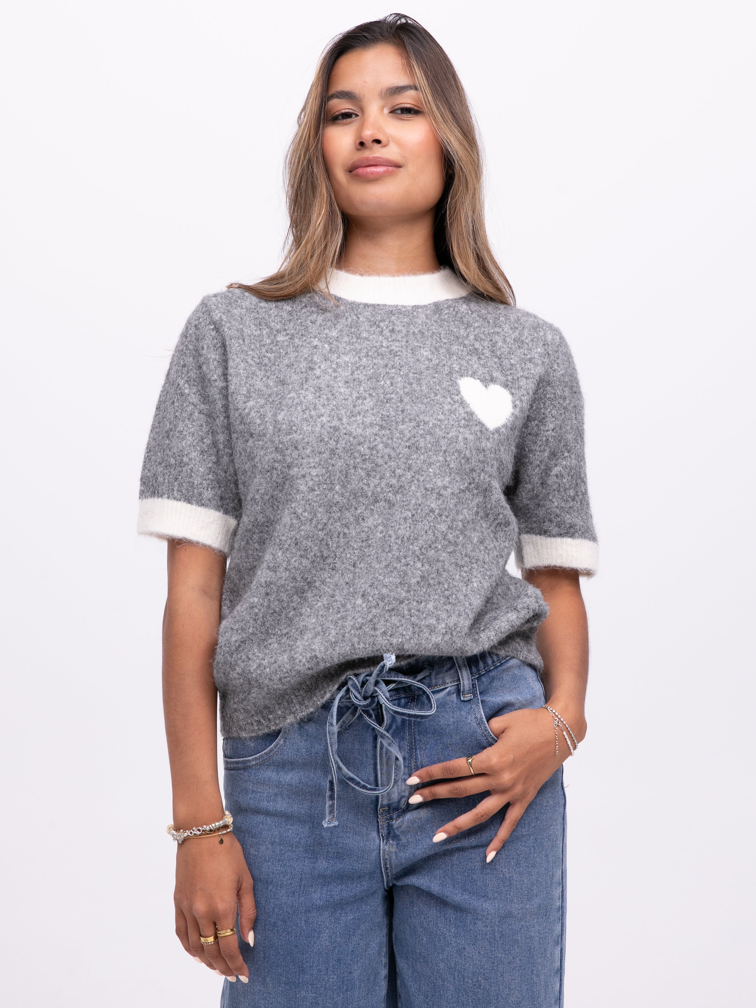 Kurzarm Pullover 