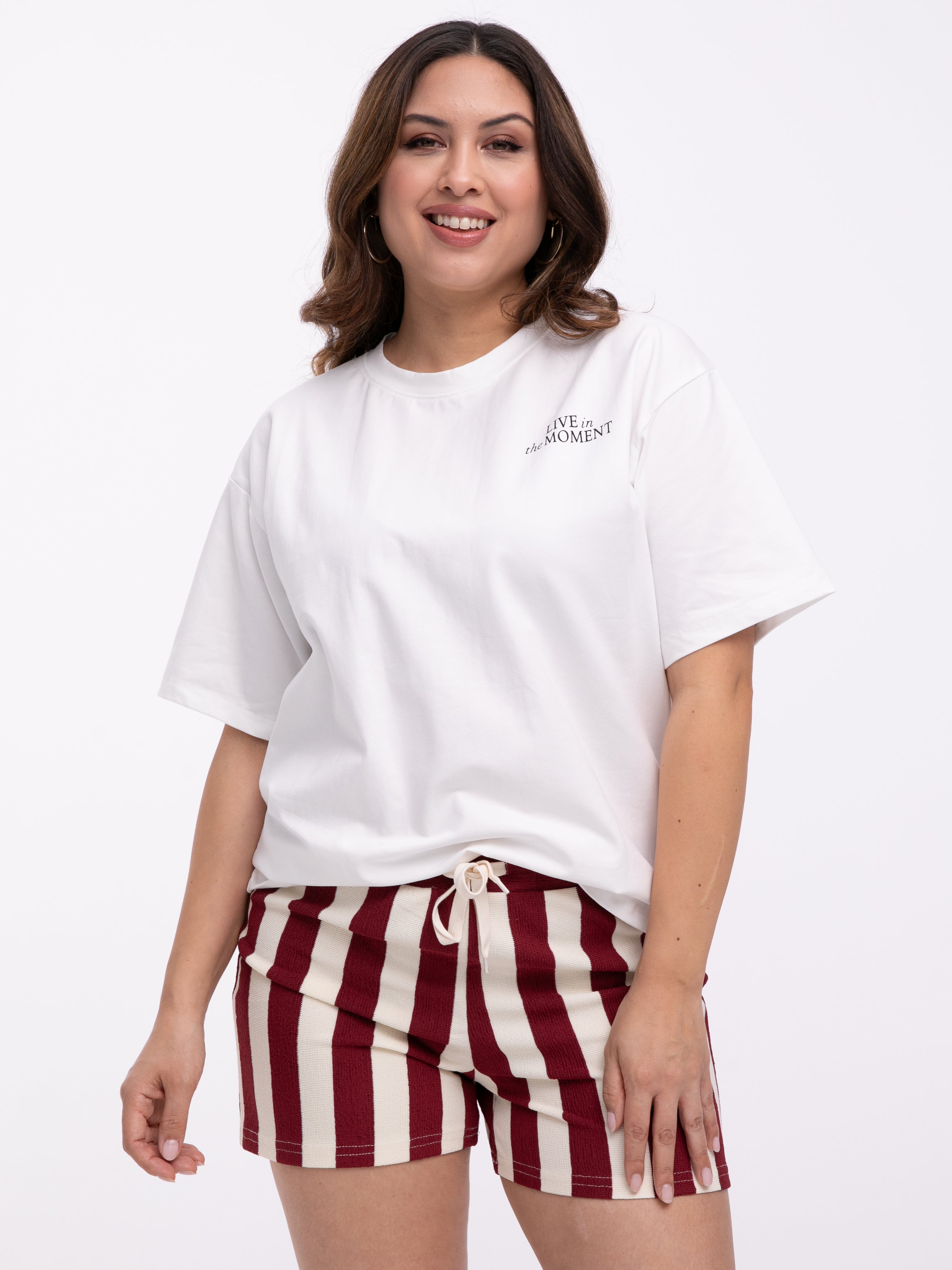 Shorts „Emmi“ in Burgundy