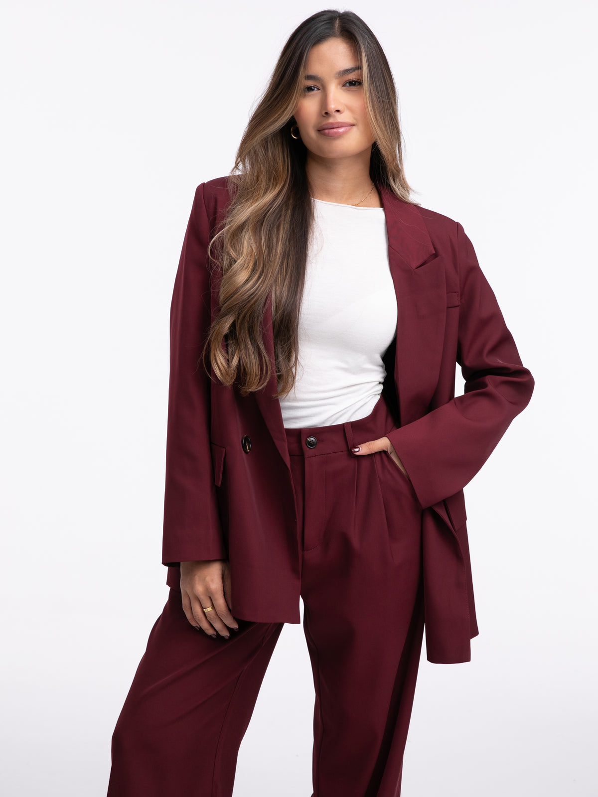 Blazer „Kyra“ in Burgundy