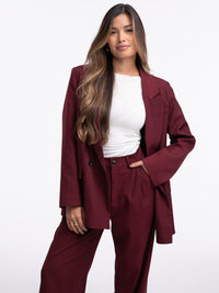 Blazer „Kyra“ in Burgundy