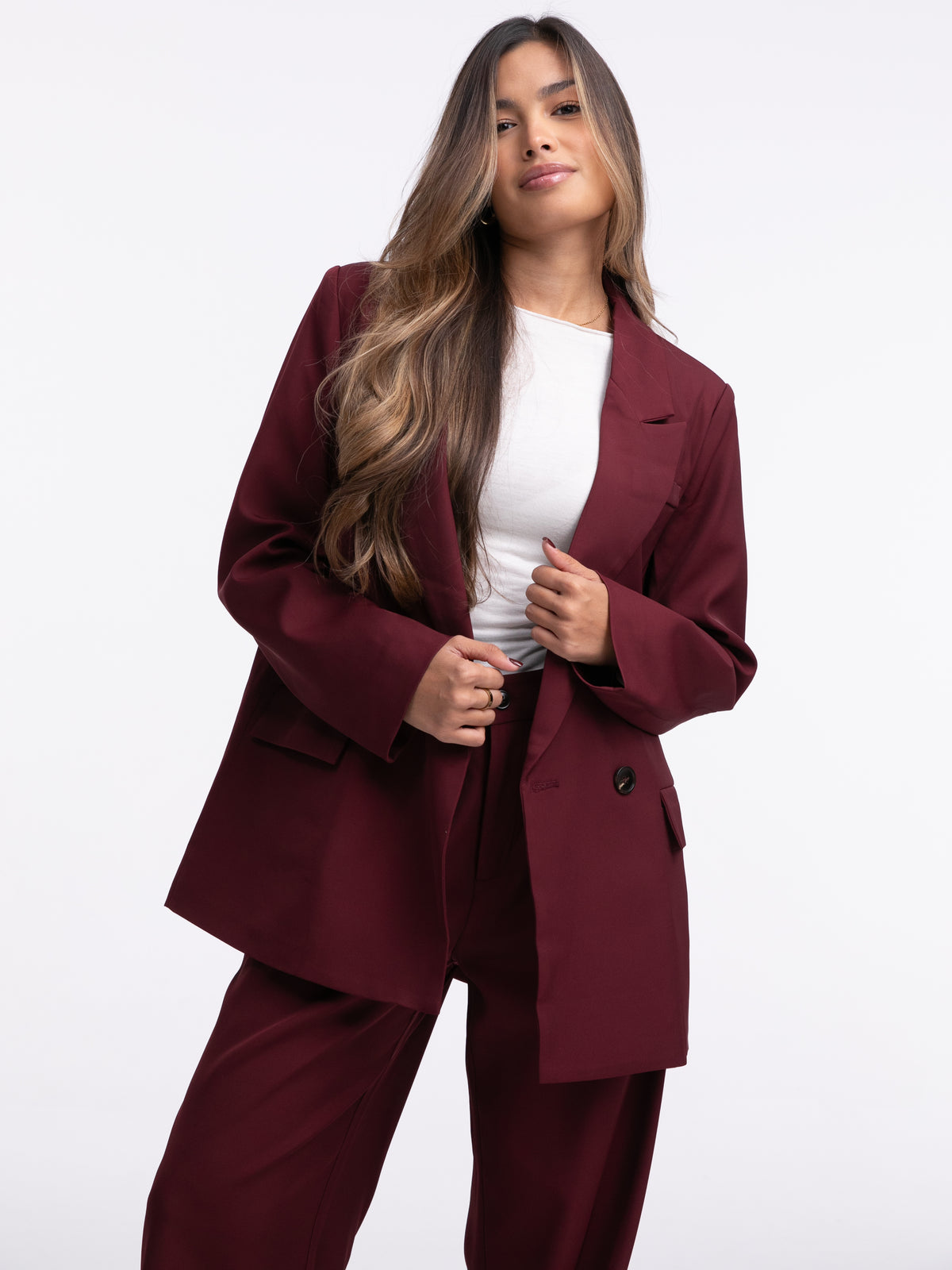 Blazer „Kyra“ in Burgundy