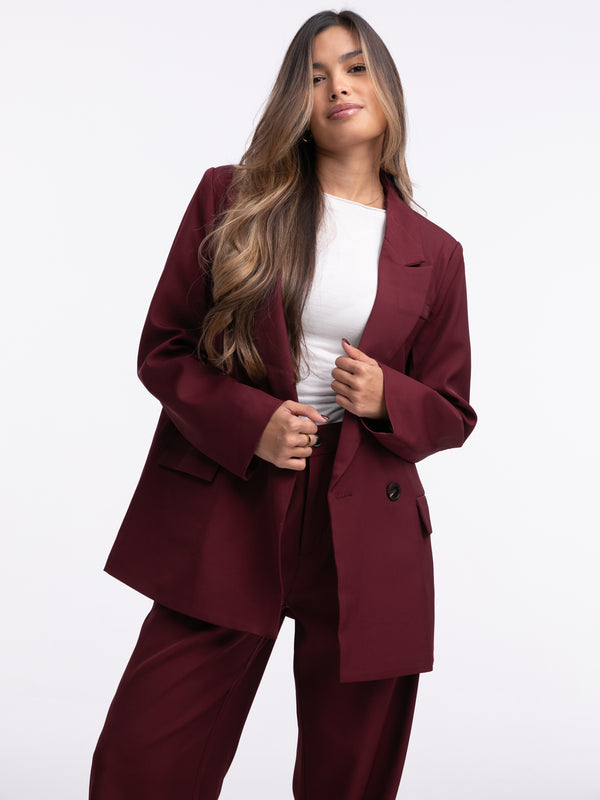 Blazer „Kyra“ in Burgundy