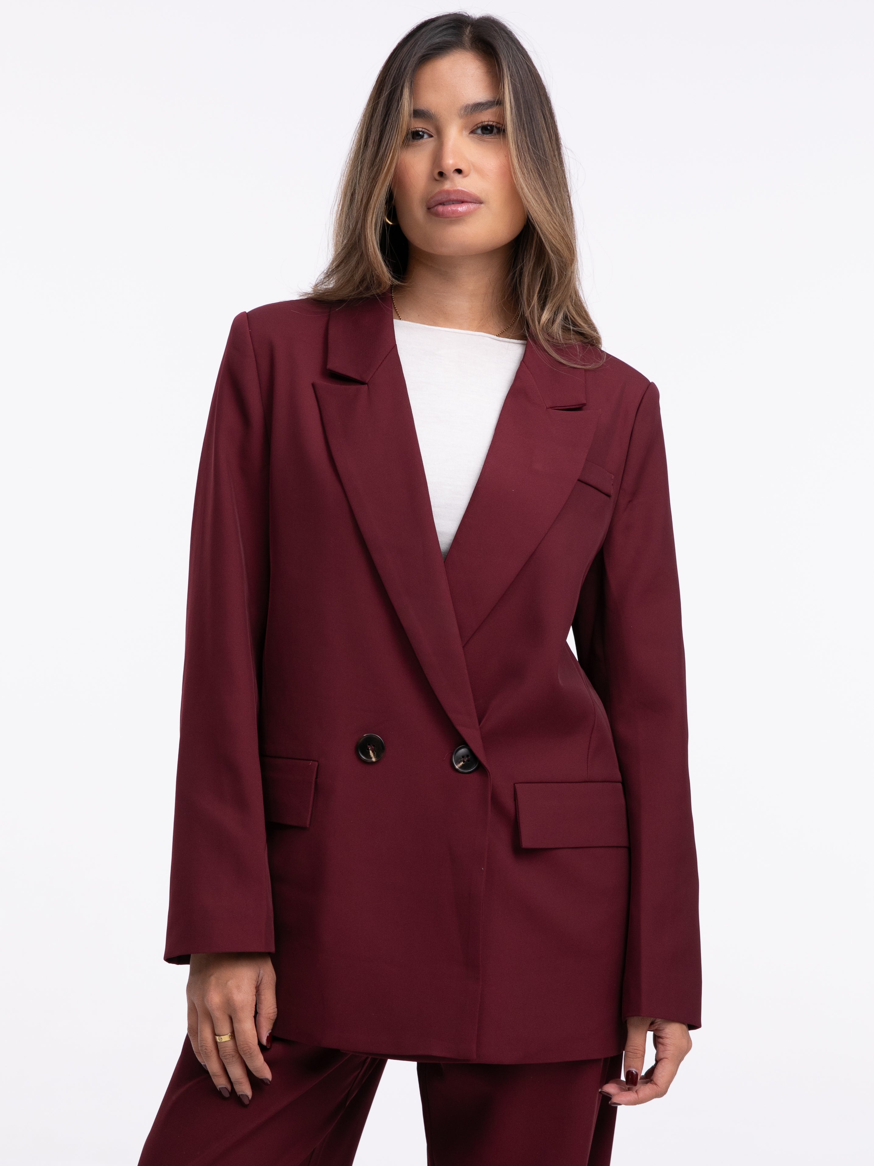 Blazer „Kyra“ in Burgundy