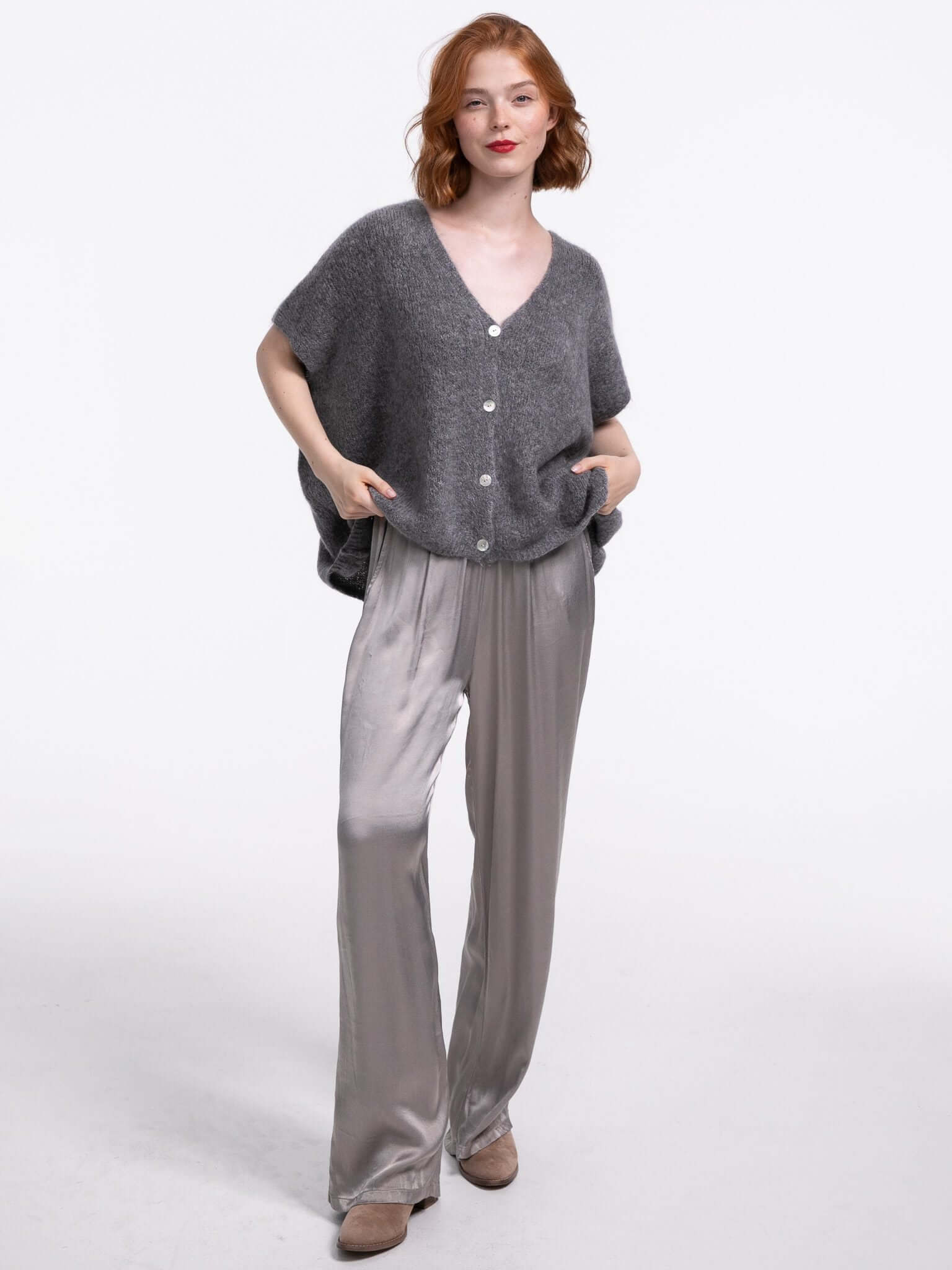 Cardigan "Marina" in Grey