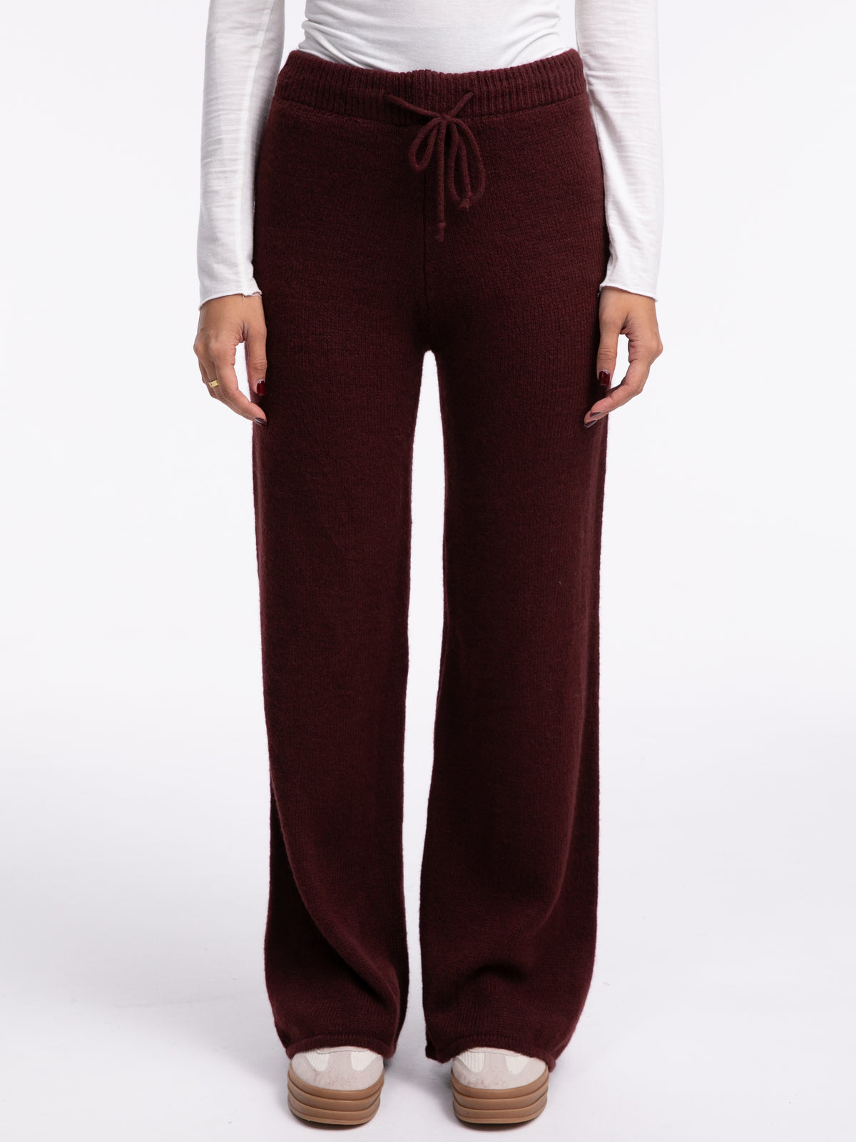 Strickhose "Maya" in Burgundy