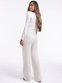 Strickhose "Maya" in Creme
