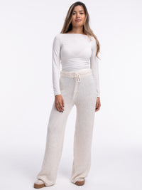 Strickhose "Maya" in Creme