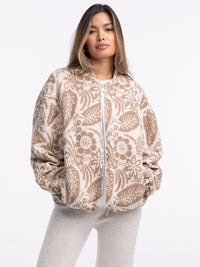 Jacke "Breathe" in Beige