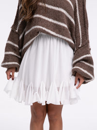 Volantrock "Jennifer" in Weiß