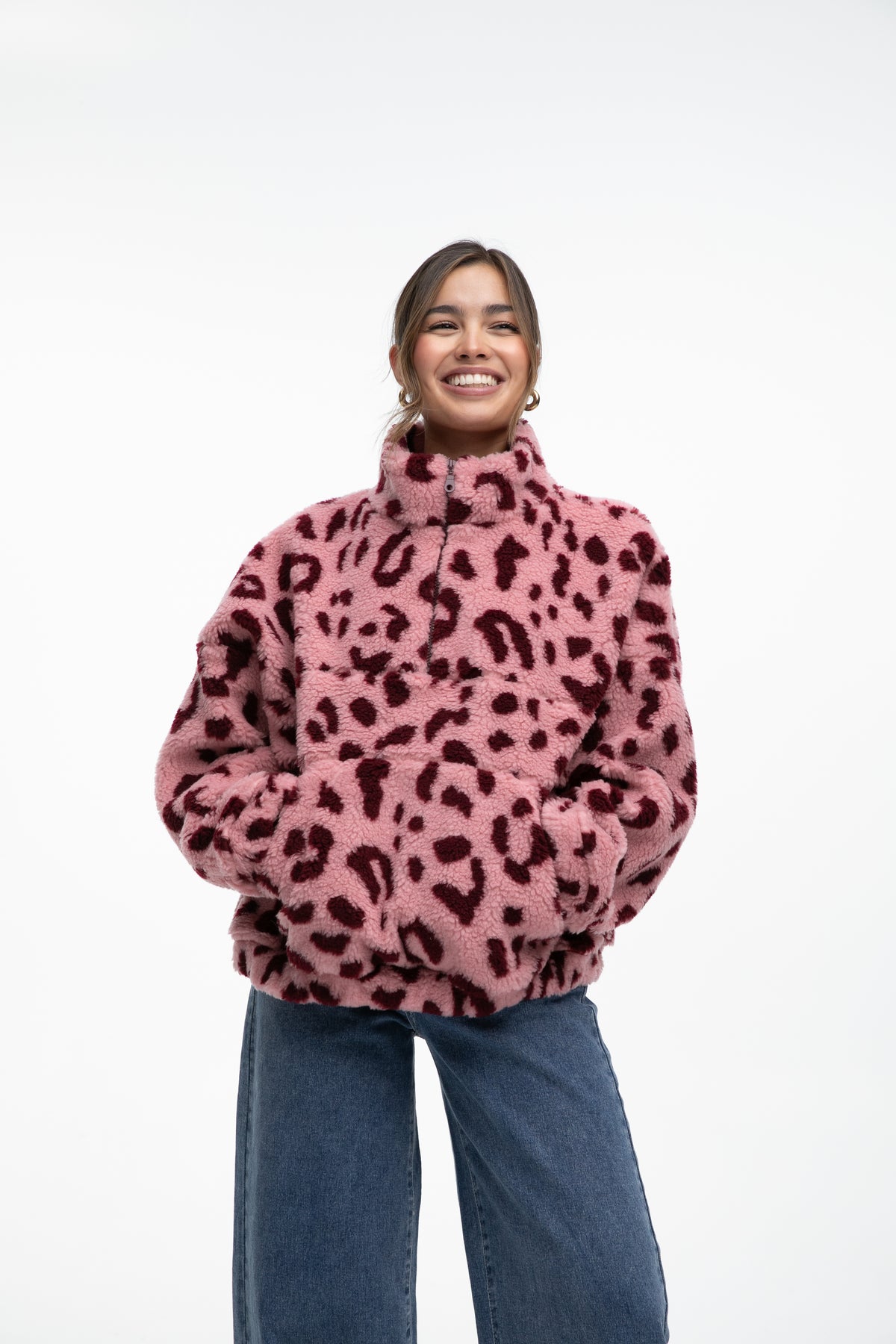 Teddypullover "Katty" in Leo Rosa