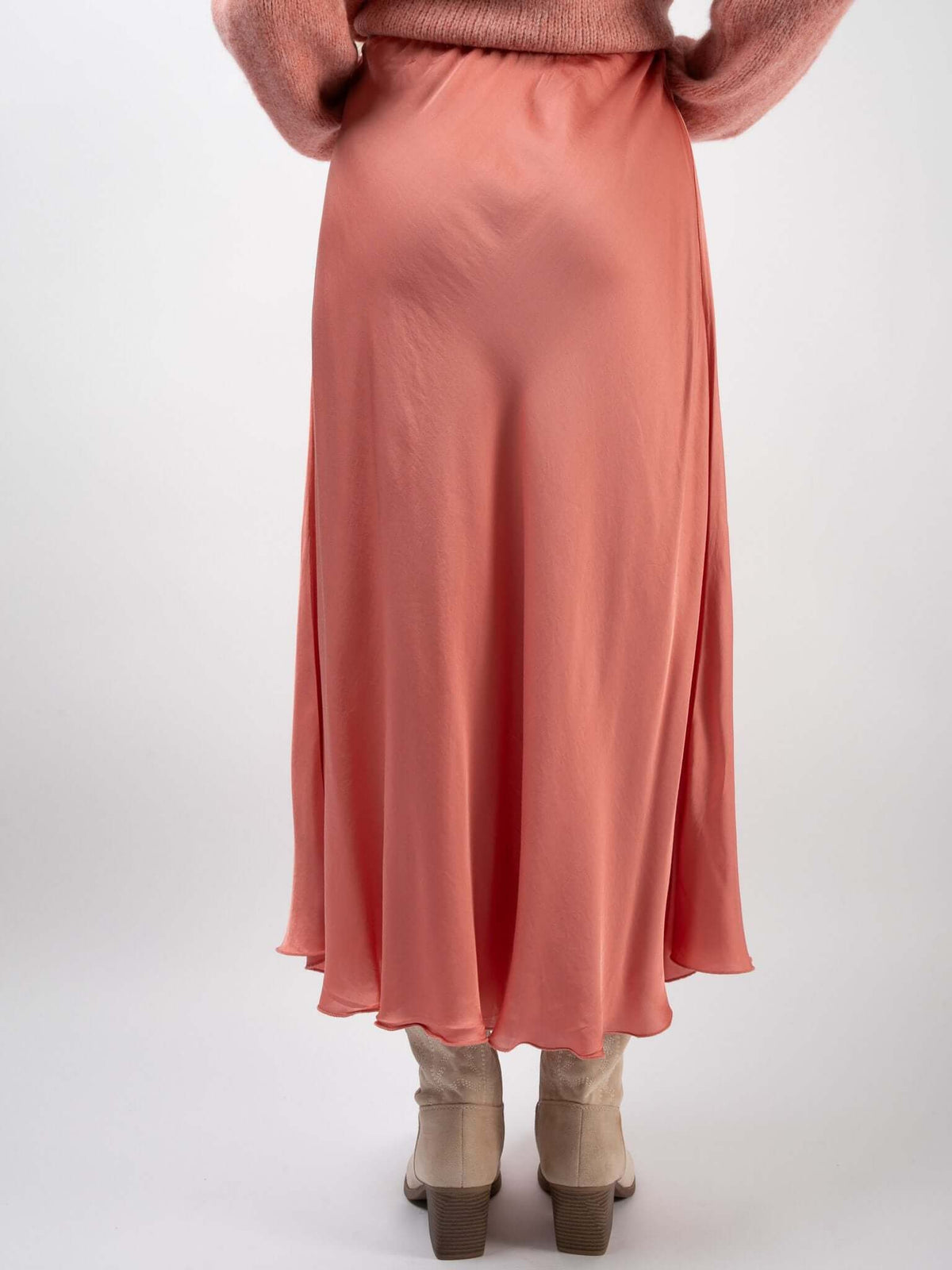 Satin-Rock „Carmen“ in Coral