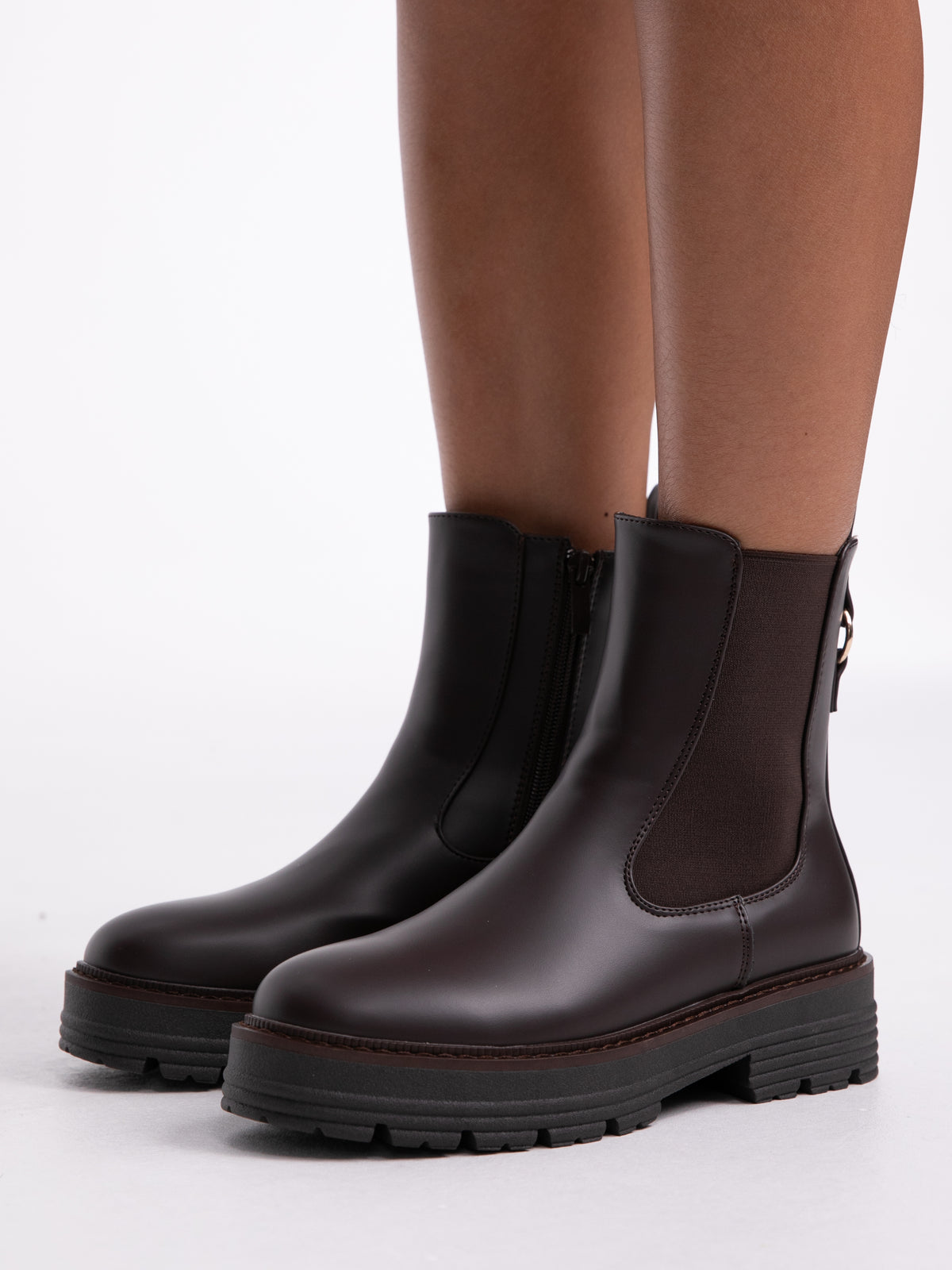 Boots "Abigail" in Braun
