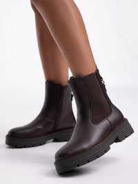 Boots "Abigail" in Braun
