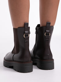 Boots "Abigail" in Braun