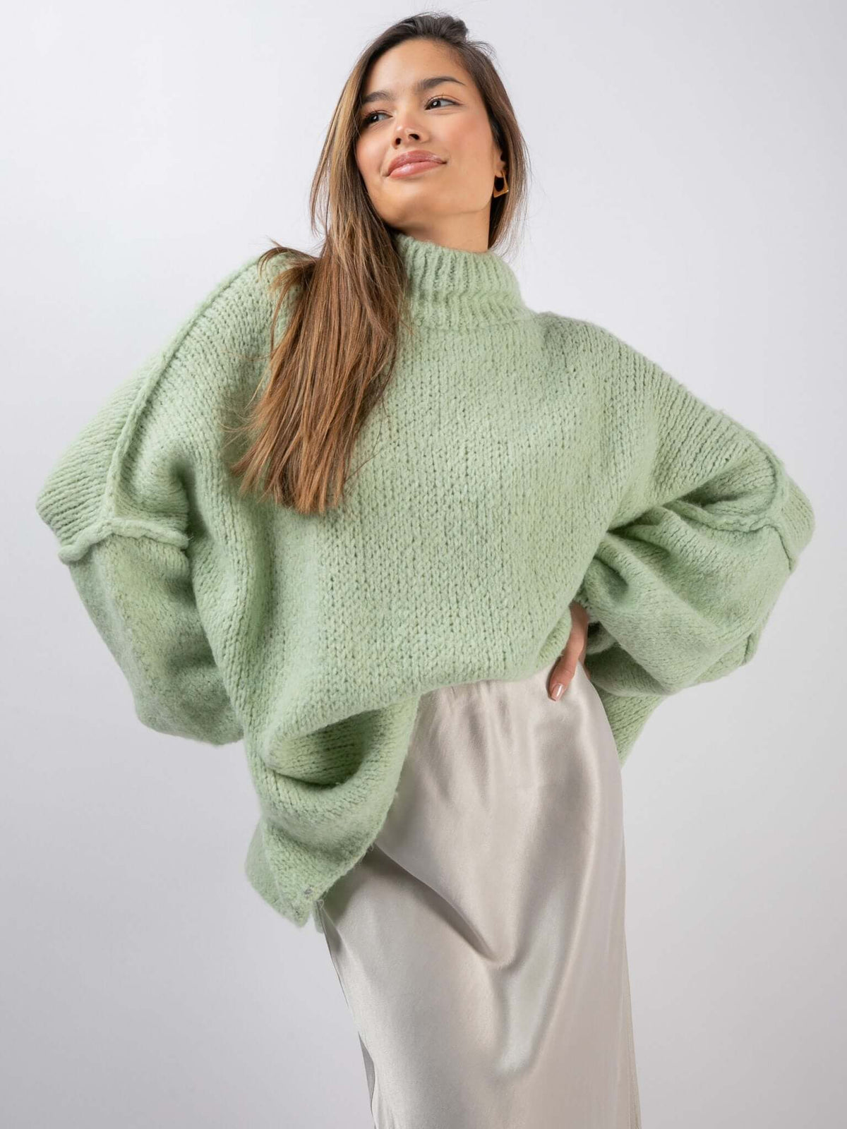 Pullover "Elli" in Mintgrün