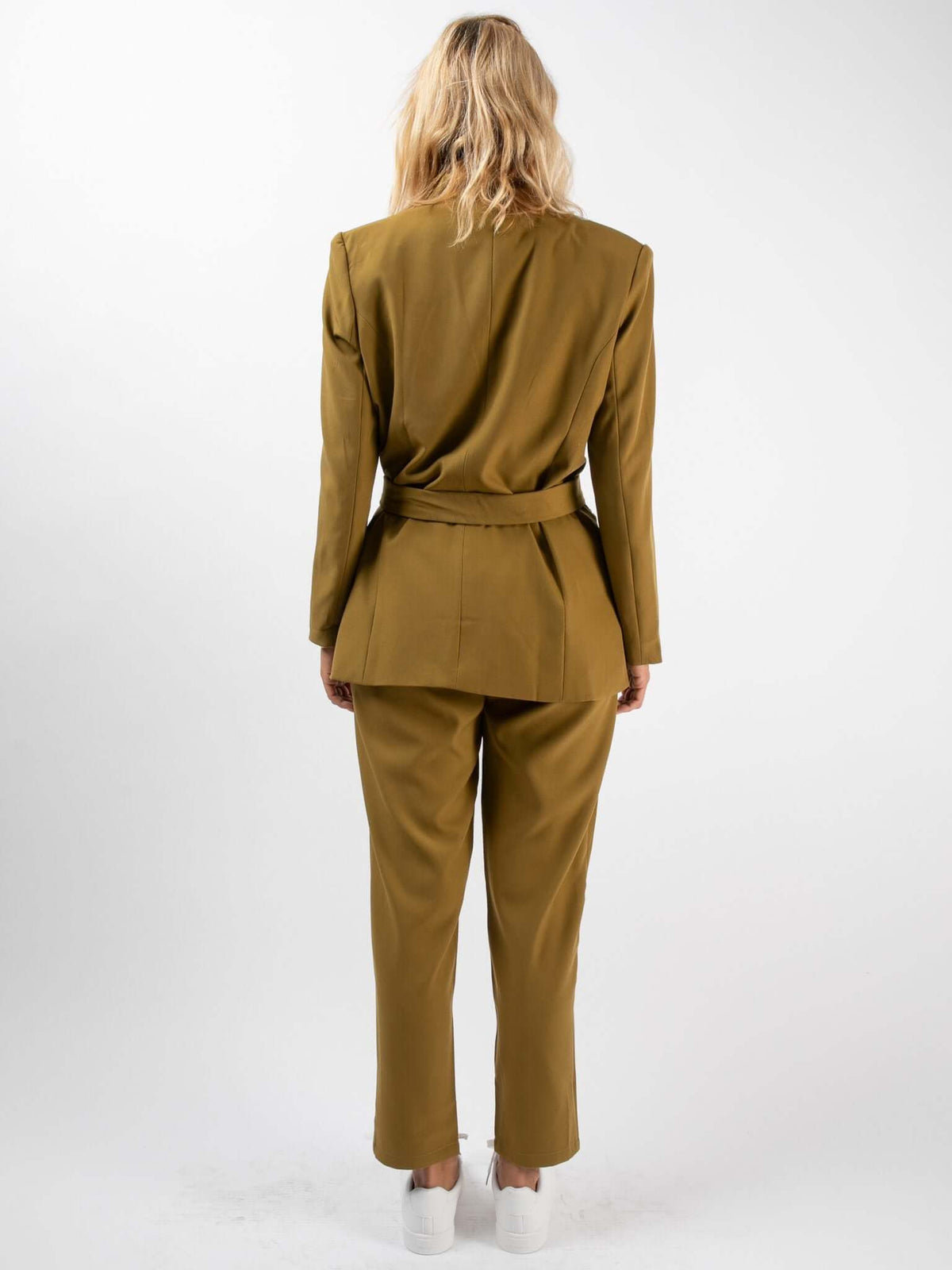 Blazer zum Binden "Belle" in Khaki