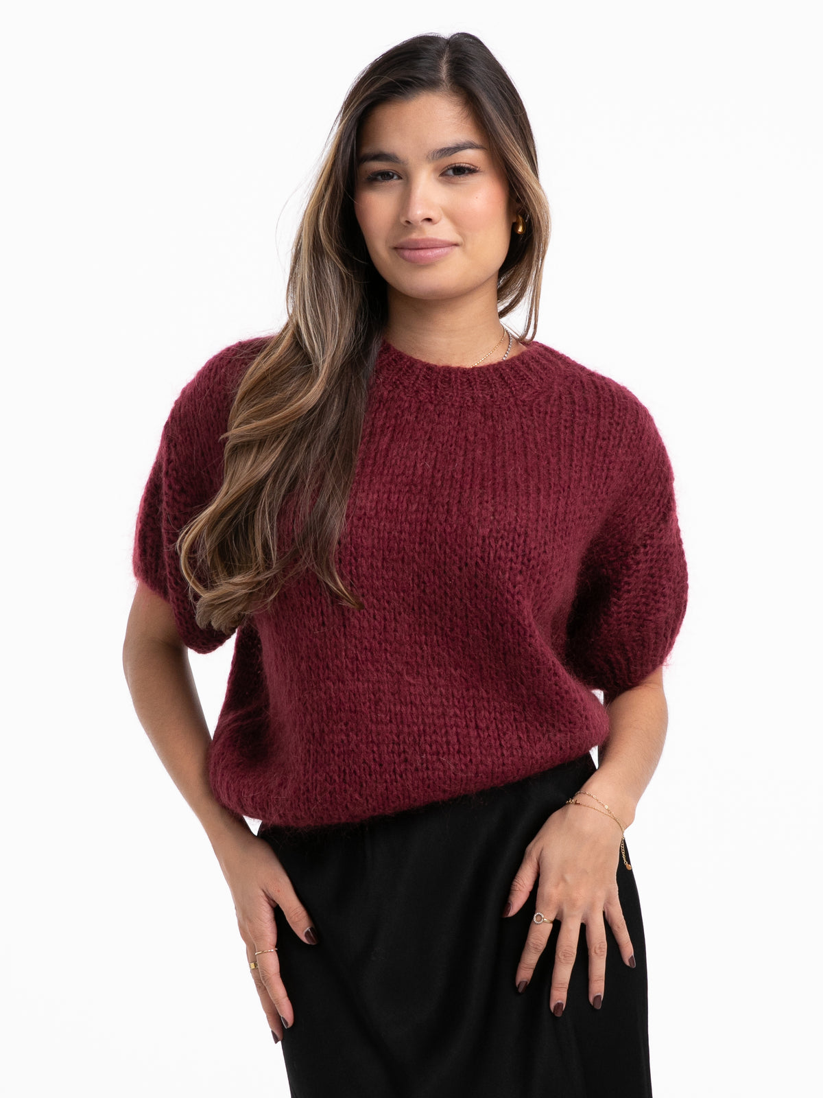 Pullover "Melli" in Burgundy