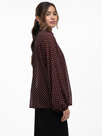 Bluse "Vivienne" in Burgundy