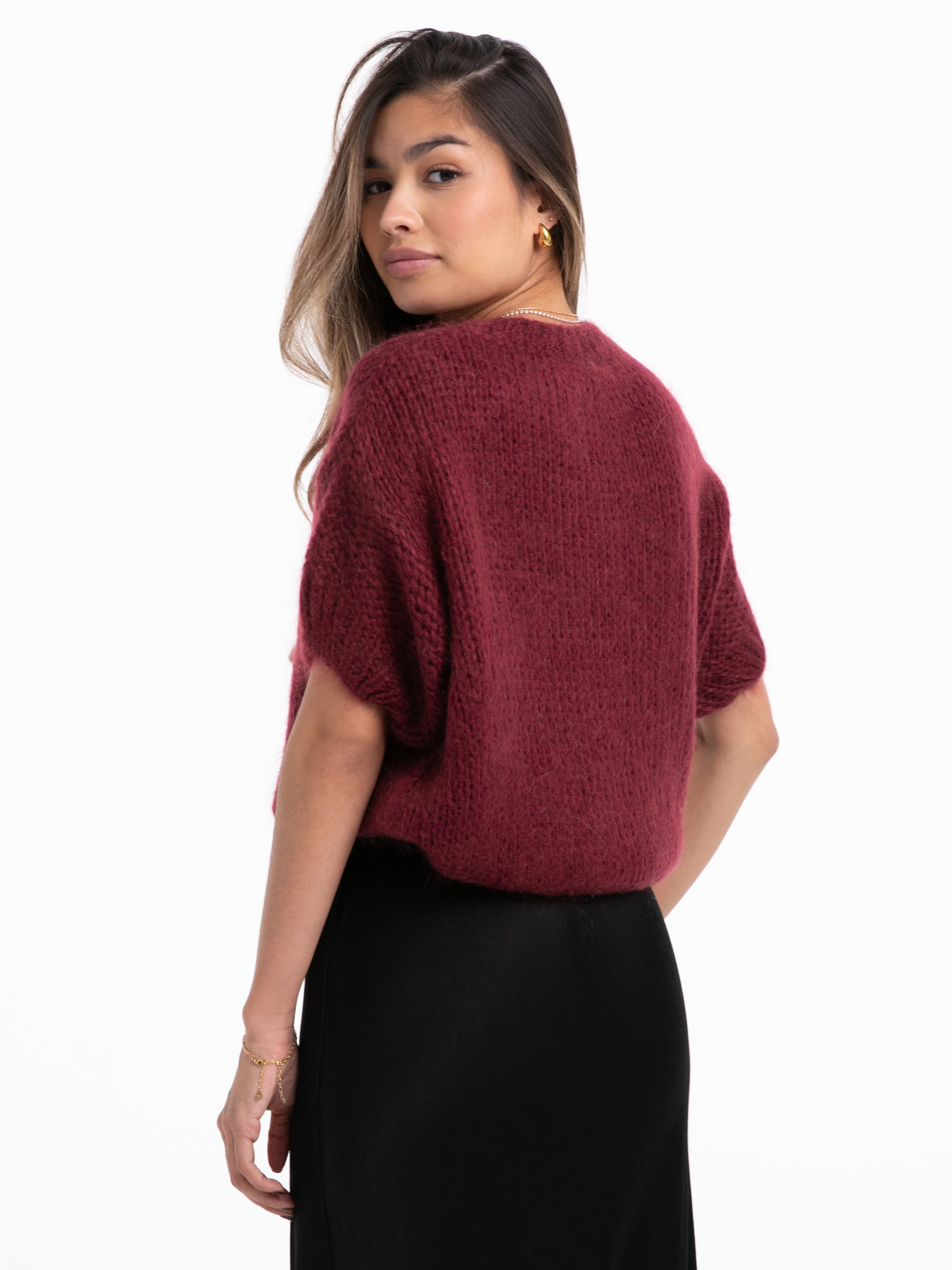 Pullover "Melli" in Burgundy