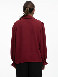 Bluse "Tini" in Burgundy