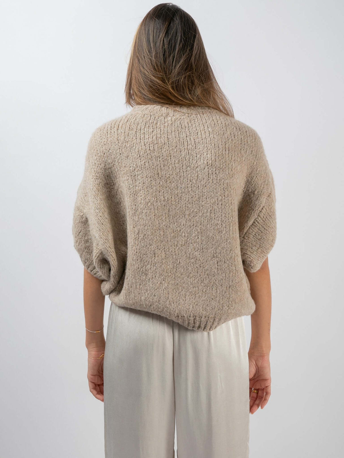 Pullover "Kaila" in Taupe